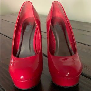 Red stiletto heels
